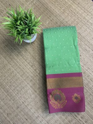 JASZI Royale  -  Elegant Embossed Art Silk with Center Design