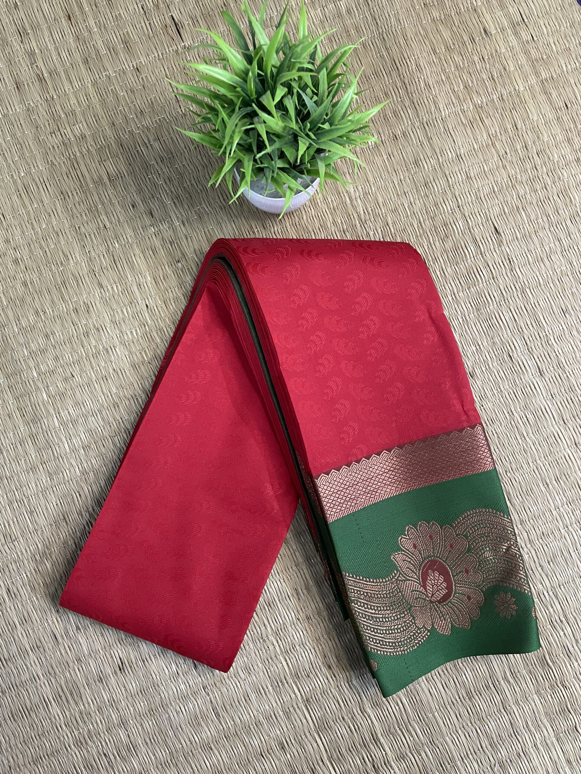 JASZI Royale - Elegant Embossed Art Silk with Center Design - Image 2